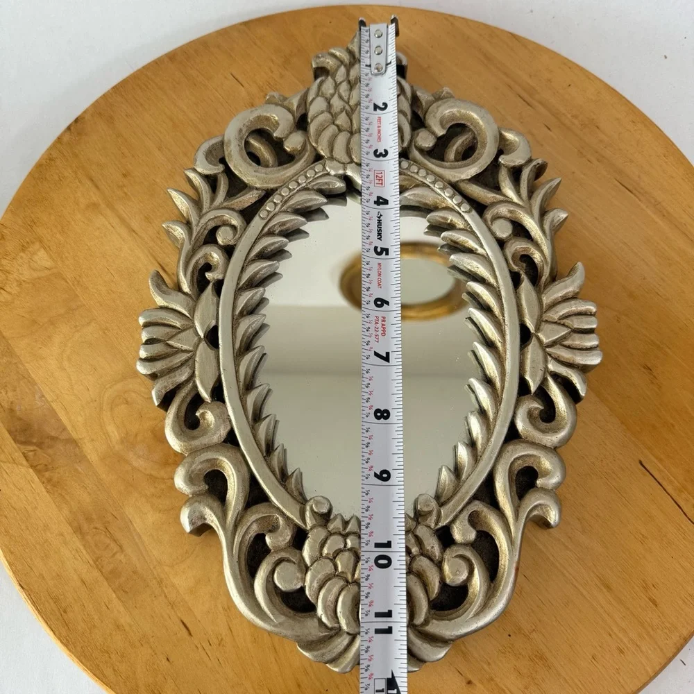 Baroque Ornate Mirror /Filigree Regency Mirror/ Victorian French Boudoir Mirror